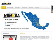 Tablet Screenshot of henksa.com